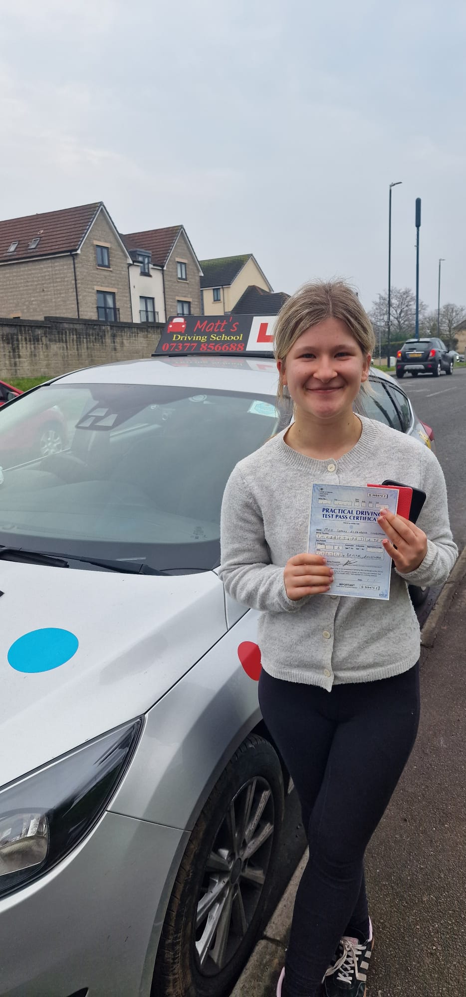 Saltford School of Motoring student pass