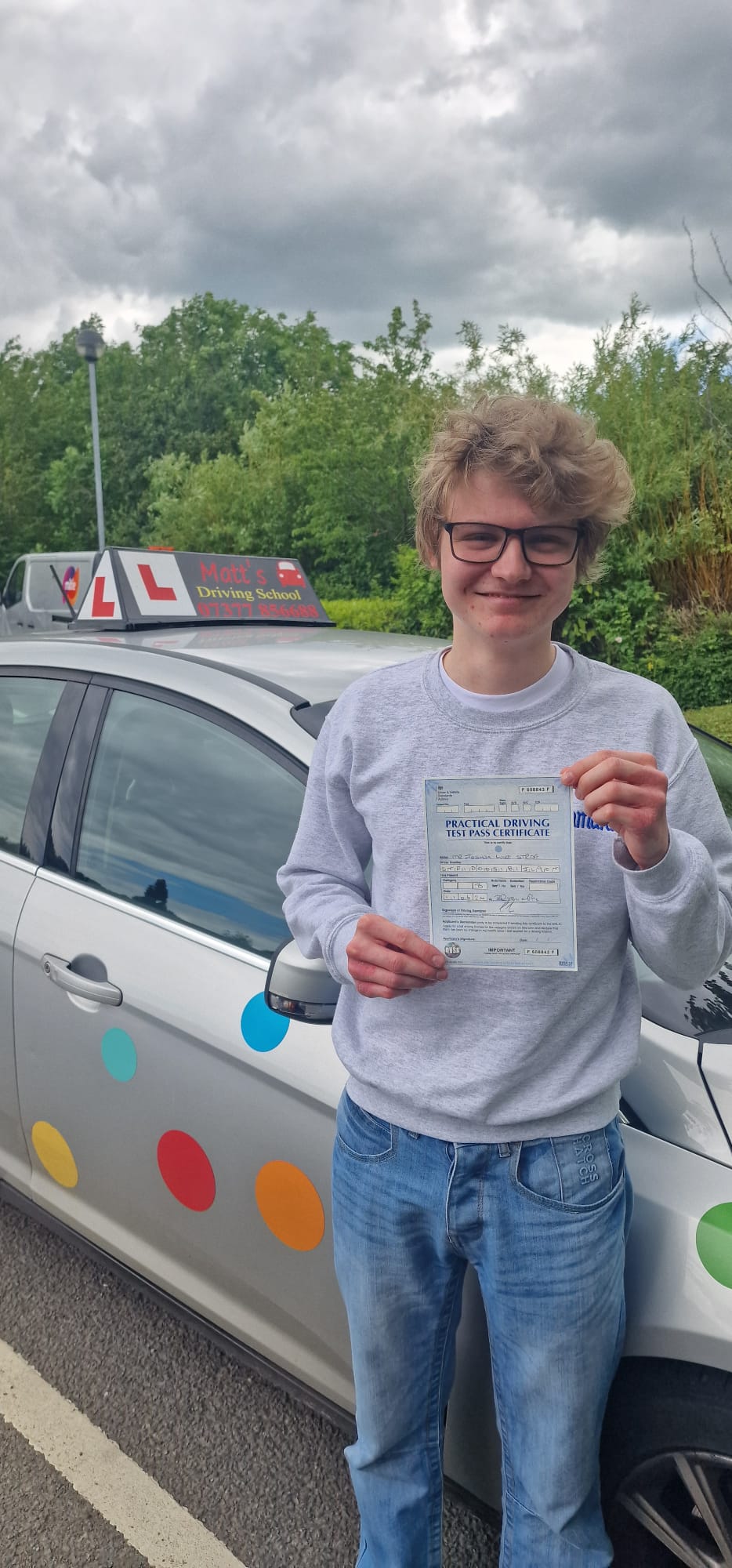 Best Saltford driving school student