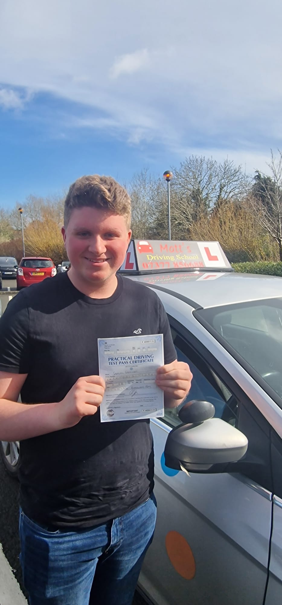 Saltford driving lessons pass photo