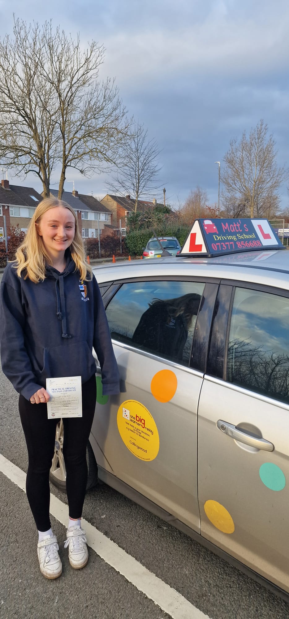 Saltford driving instructor with student