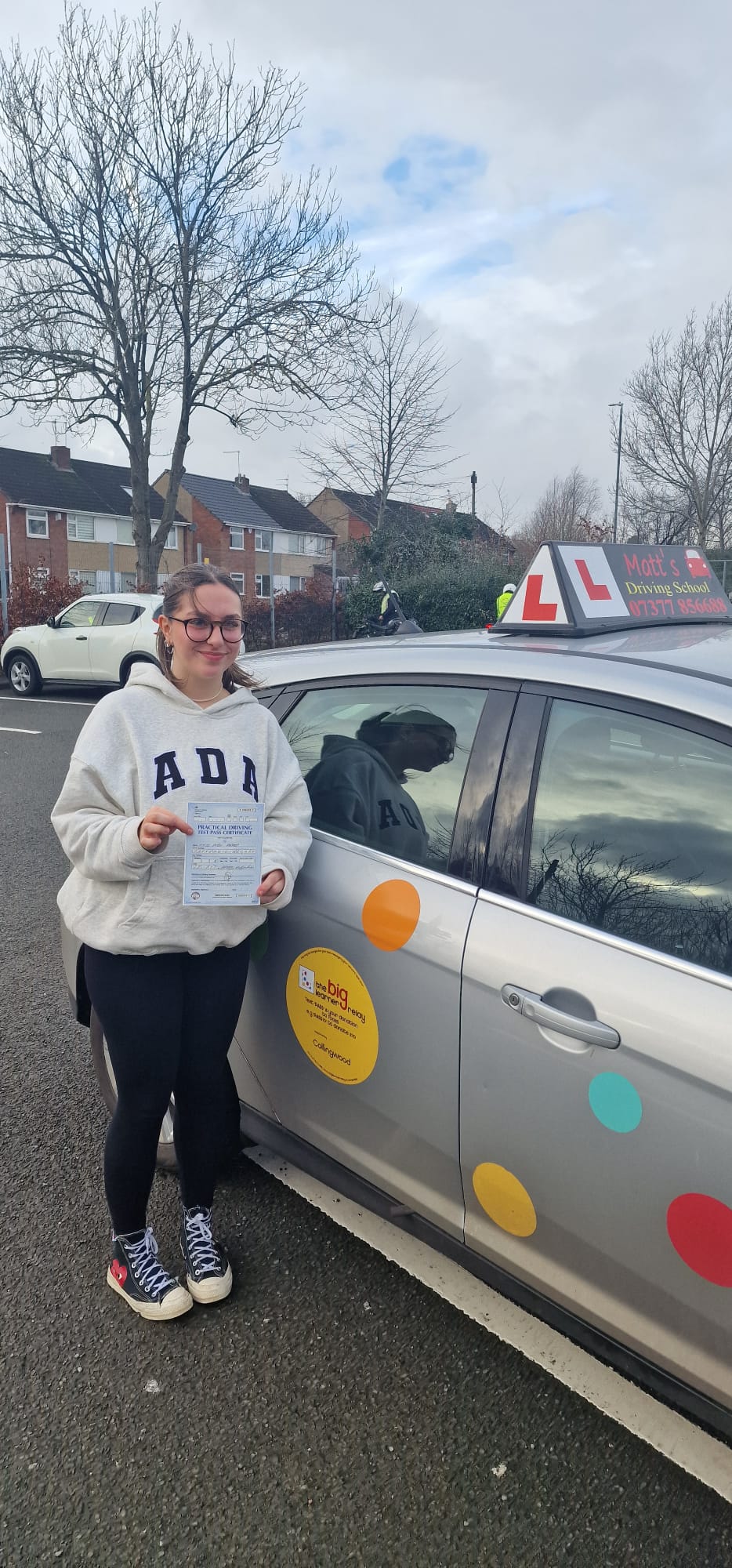 Student passed driving test Saltford