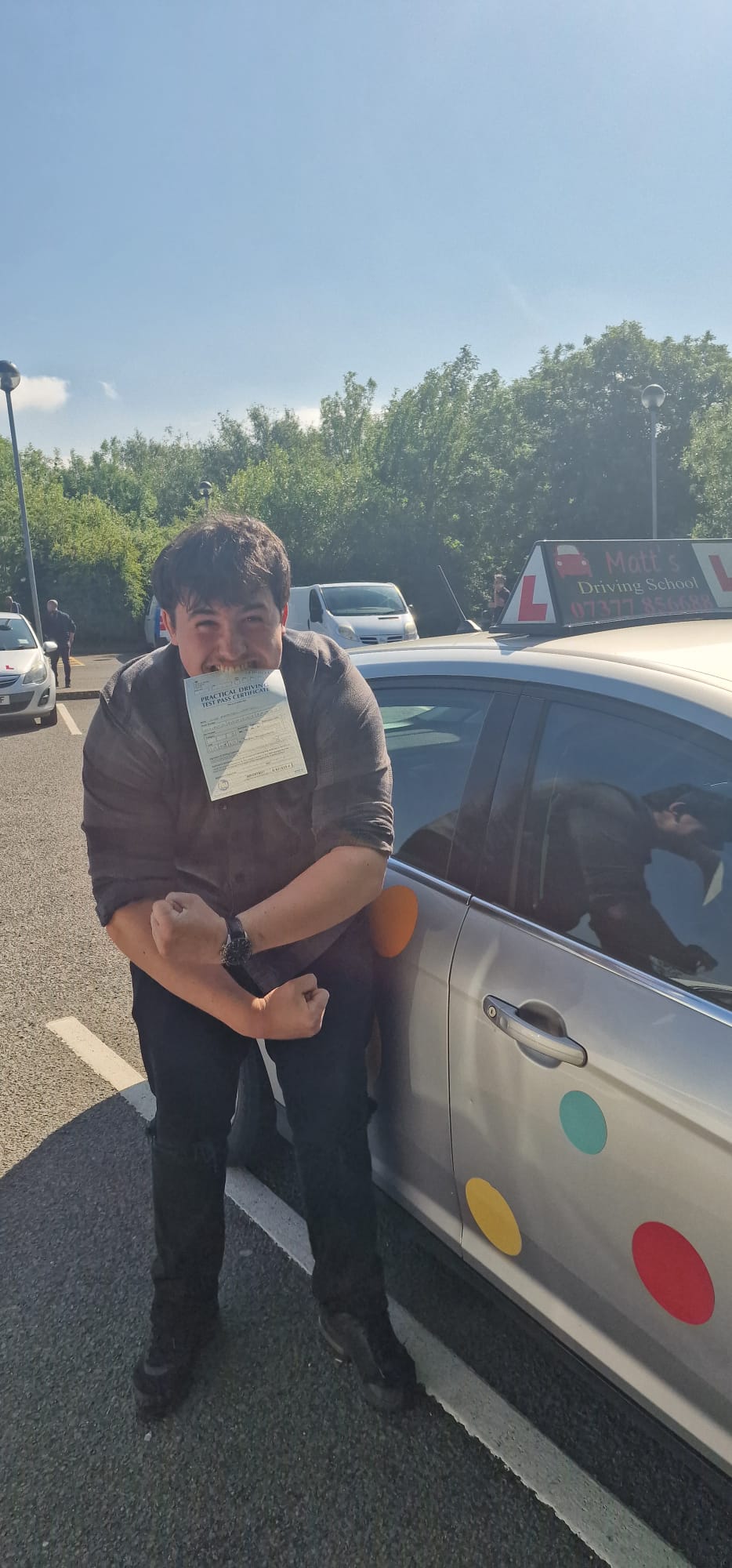 Best driving school Saltford pass photo