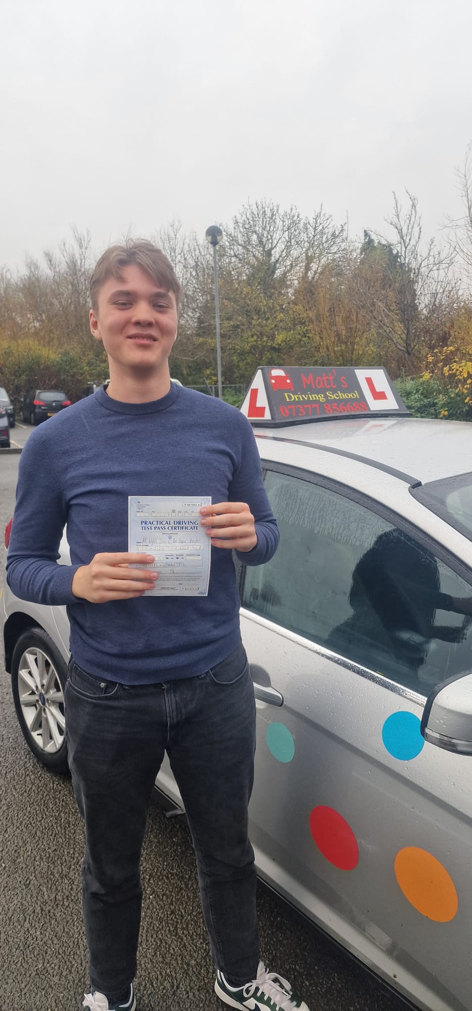 New driver success Saltford driving lessons